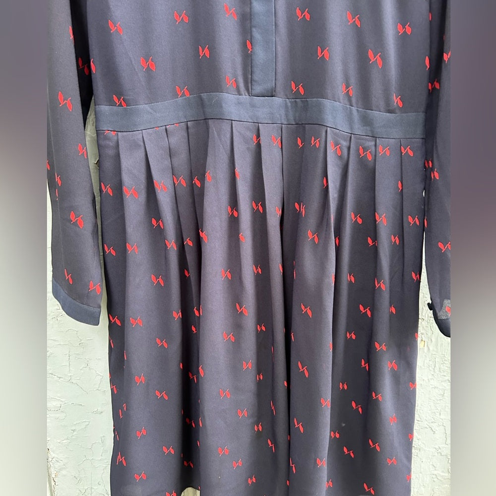 J Crew Pleat Detail Dress, Size 8