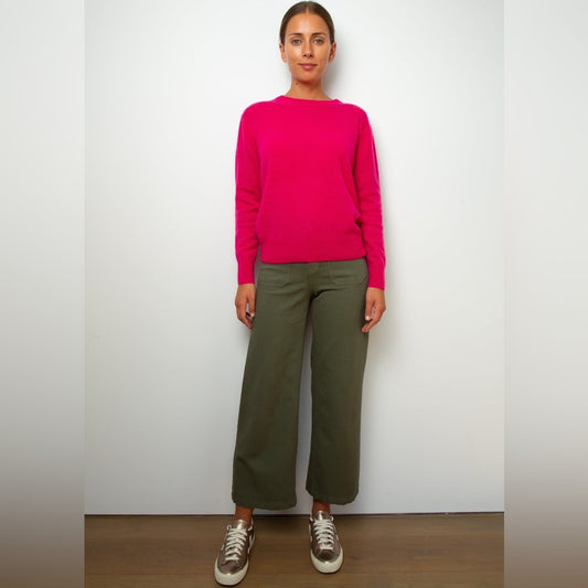 360 Cashmere fuschia sweater, size Large