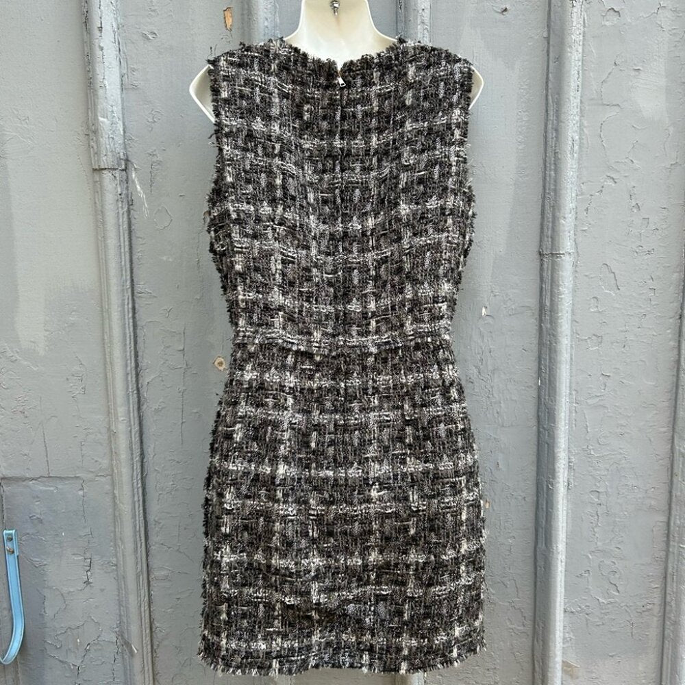 Dolce & Gabbana Houndstooth Tweed Dress, size approx 6/8