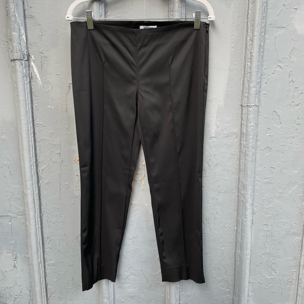 Moschino Black Slim Crop Pants, size 8 (fits small)
