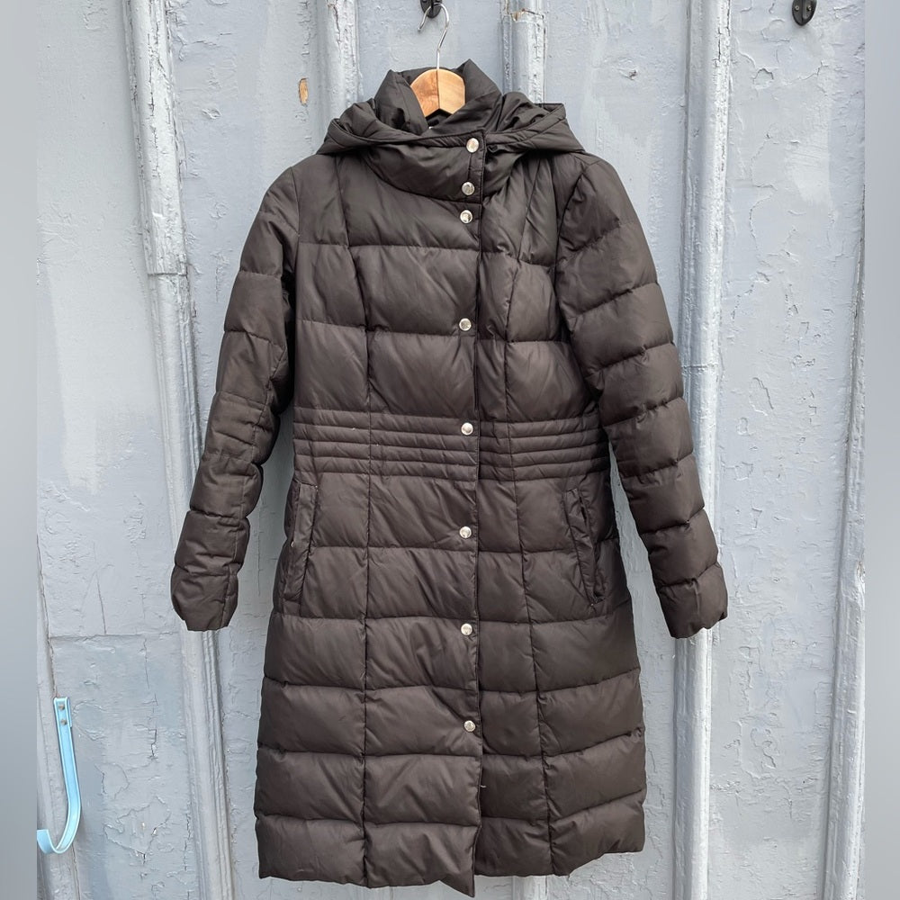 Cole Haan Bib Insert Down & Feather Fill Coat, size XS