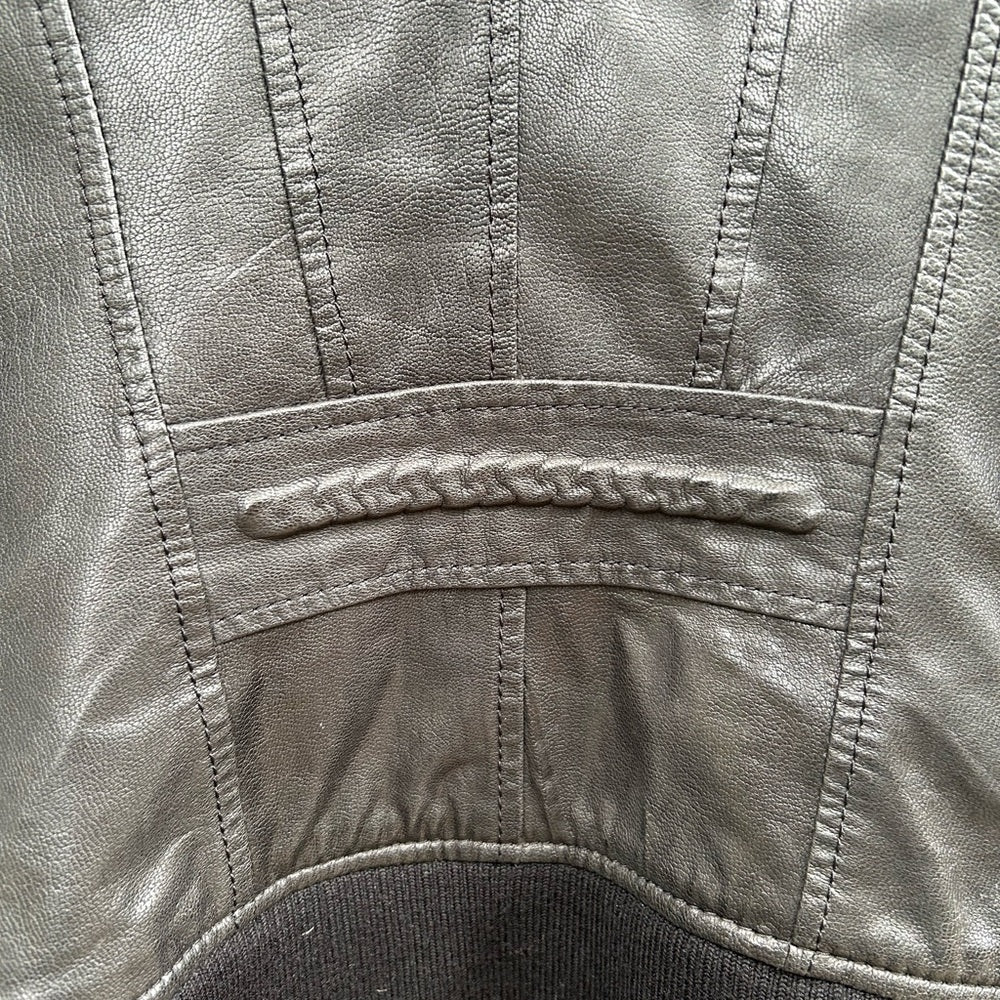 Danier "Blink" Black Moto Leather Jacket, XXS