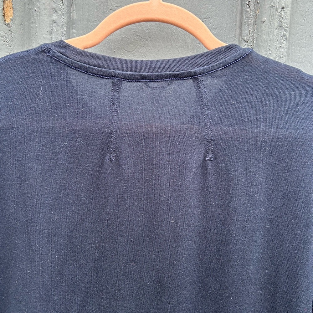 Kit and Ace Tech Jersey Crewneck Tee in Dark Blue, approx size M