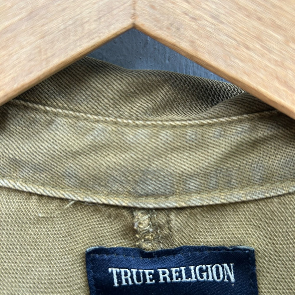 True Religion Khaki Military Jacket, size M