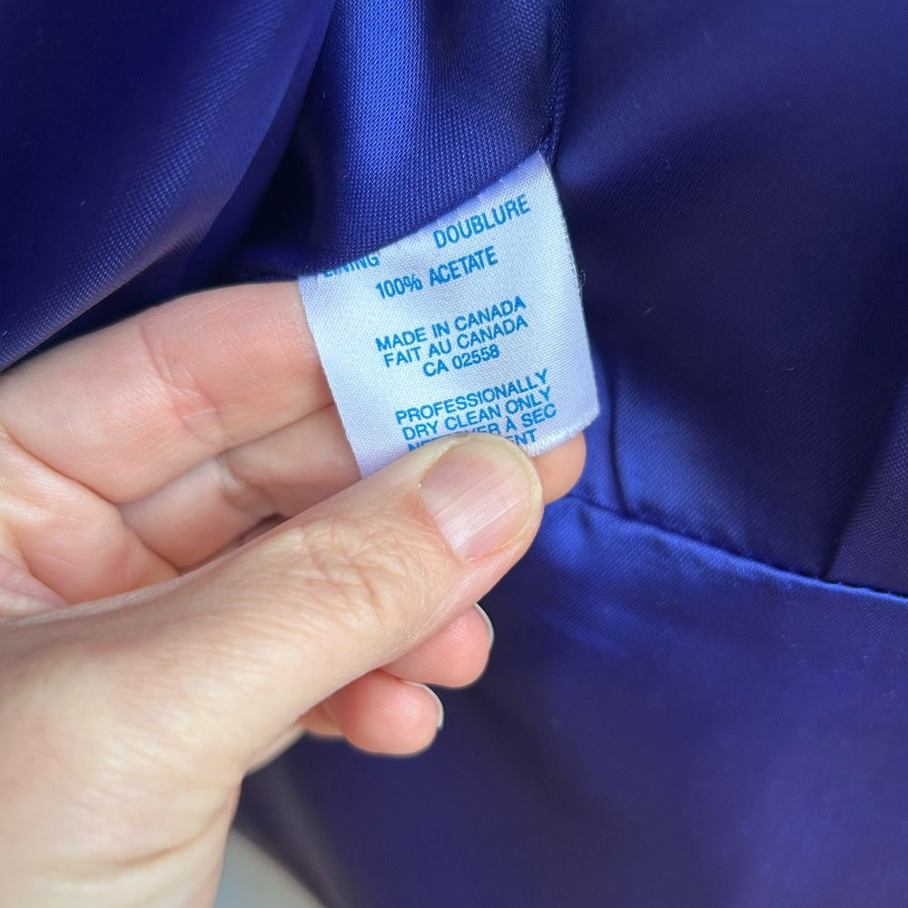 Danier Vintage 80’s Leather & Suede Skirt & Jacket set, Large