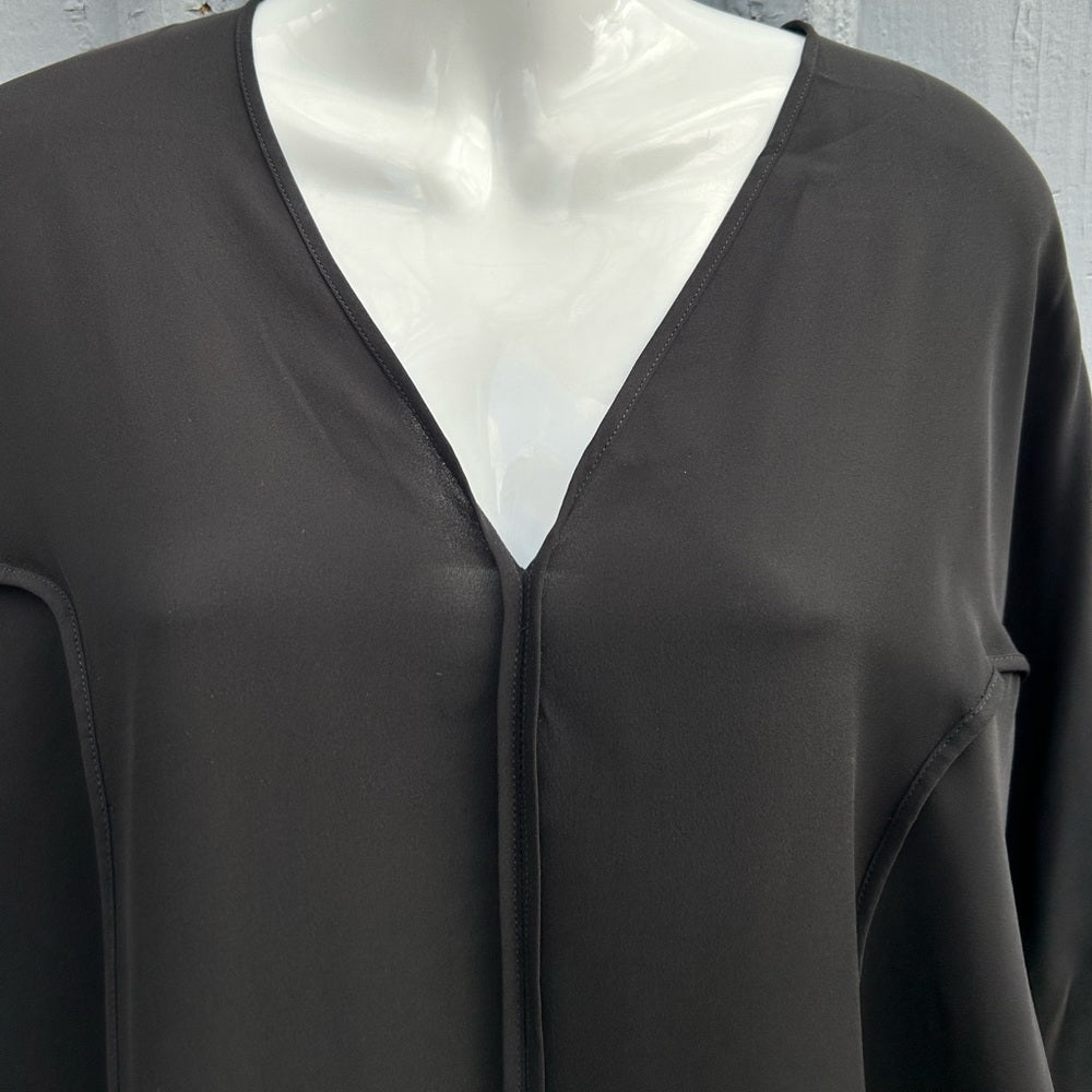 Halston Heritage Silk long sleeve dolman top, size small