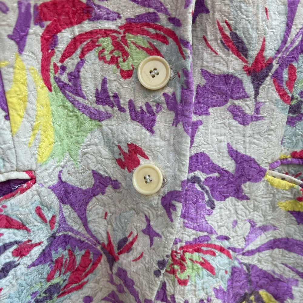 Etro Milano Floral Blazer, size 8