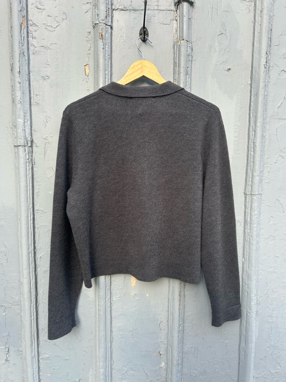 Sezane Anthracite Grey Betty Cardigan, BNWT, Size L