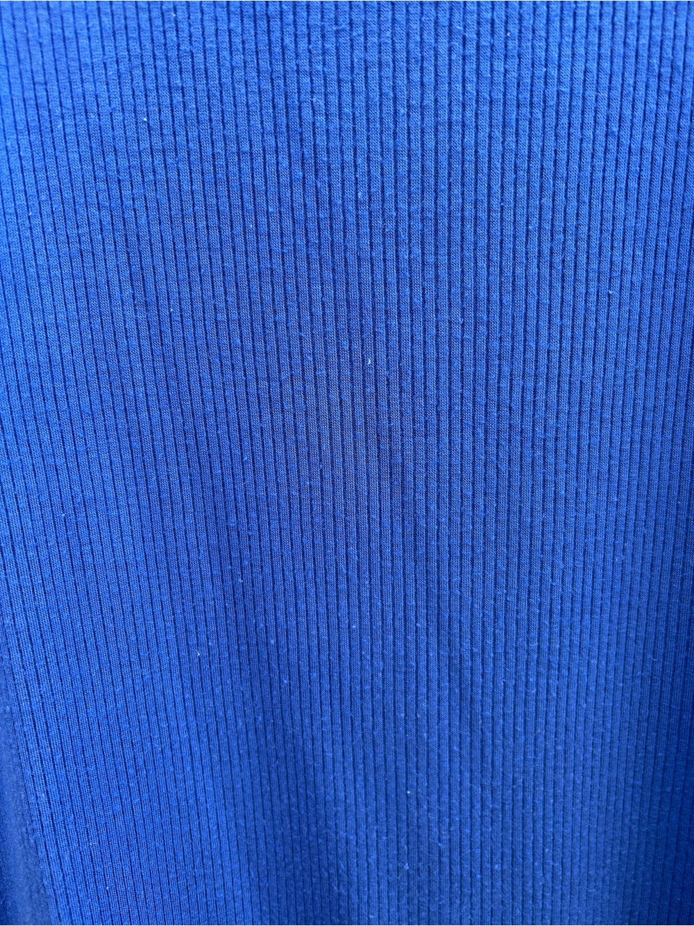 Hoi bo Blue ribbed tank, Small