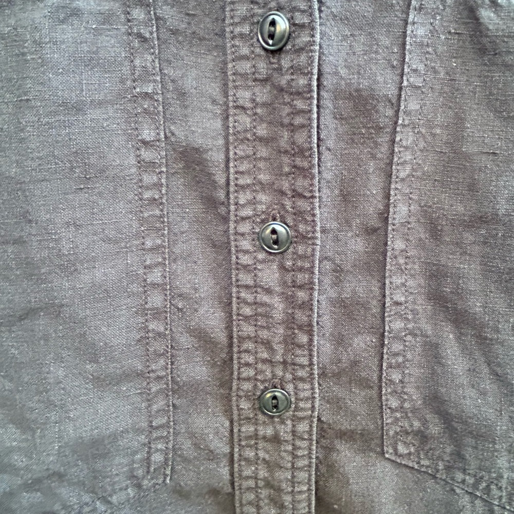 Power of my People black Wayward Fit Ss button up shirt, size xxs