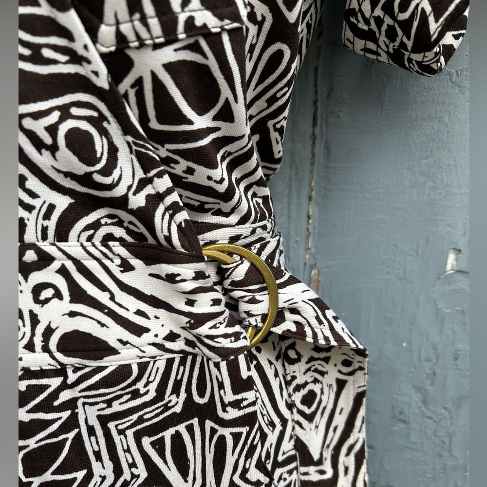 Diane Von Furstenberg Silk Anoush Wrap Dress, size 8