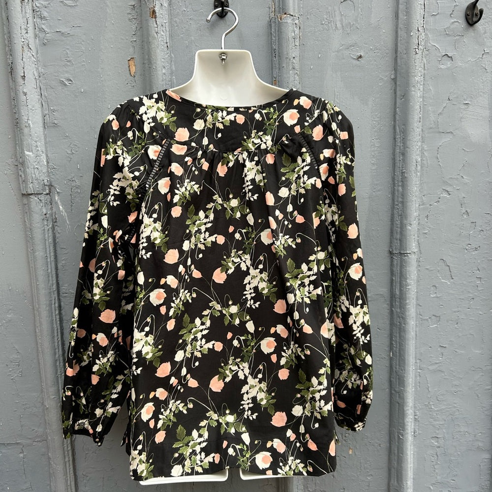 J Crew Liberty print blouse, size Small