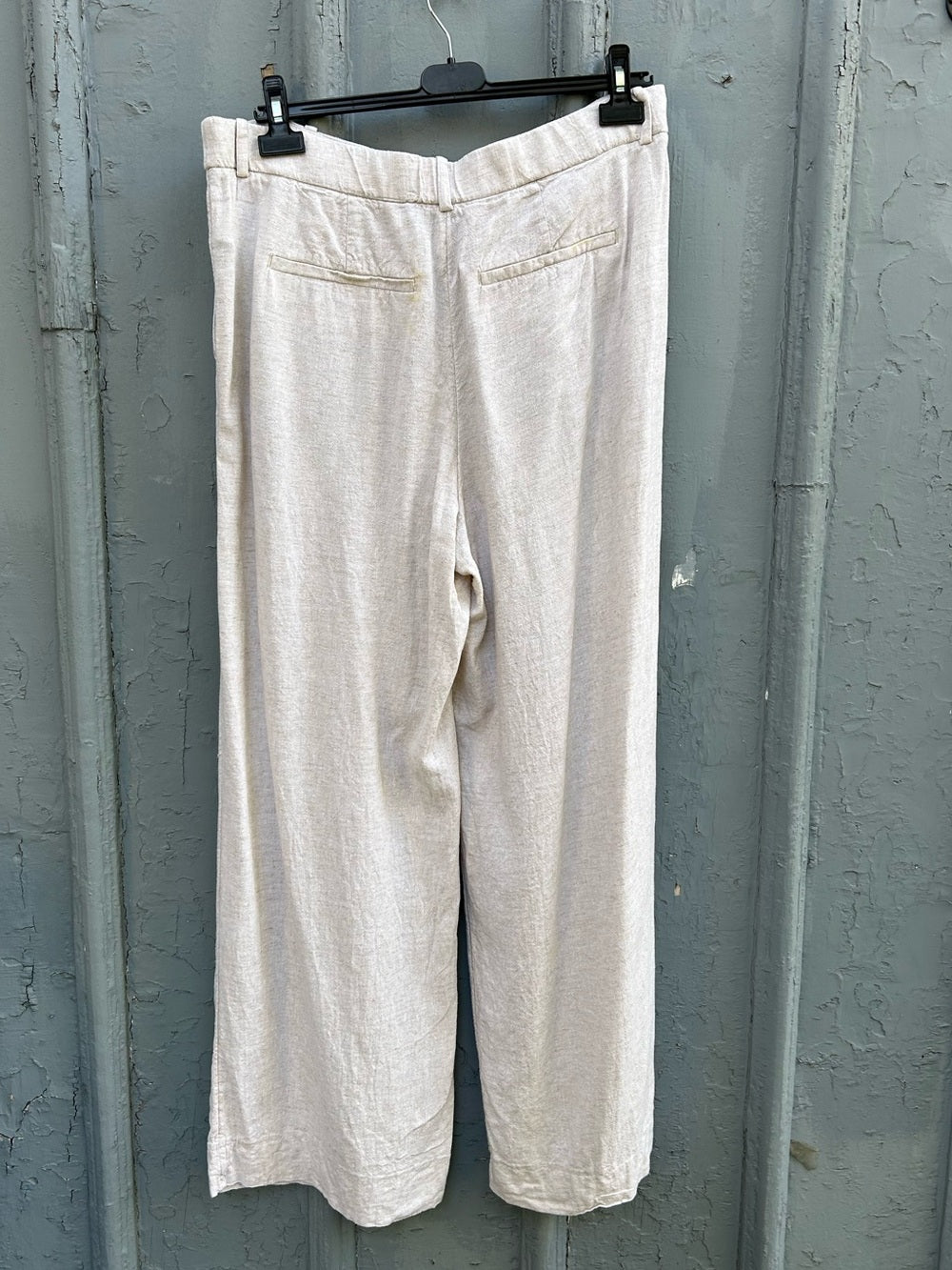 Abercrombie & Fitch Taupe Linen trousers, size 31