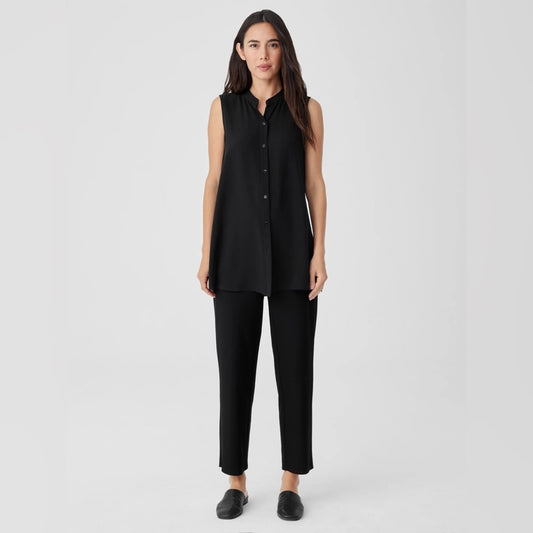 Eileen Fisher Black Crepe Pants, size xs