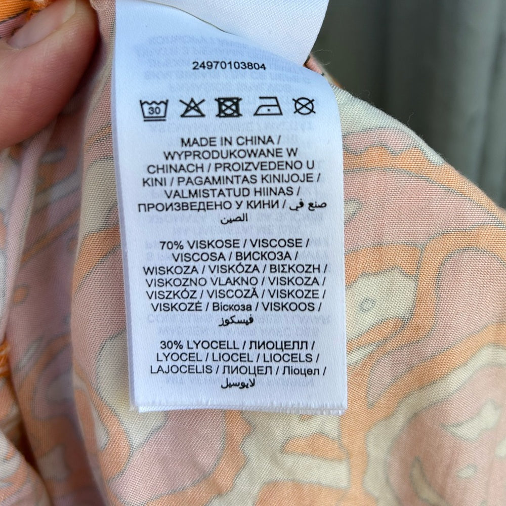 Jake’s pink orange patterned pants, size 40 (approx US12)