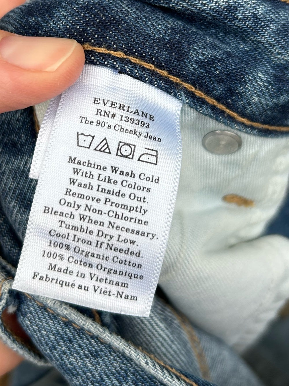 Everlane 90’s Cheeky Jeans, size 27