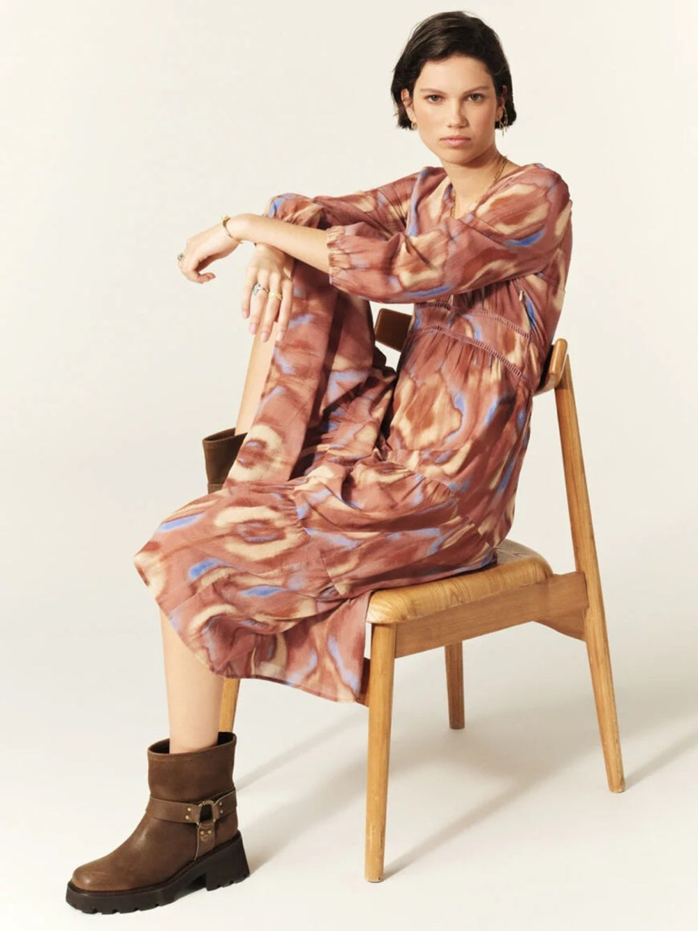 Ba&sh Carmela Boisderose Dress, size “3” (US8)