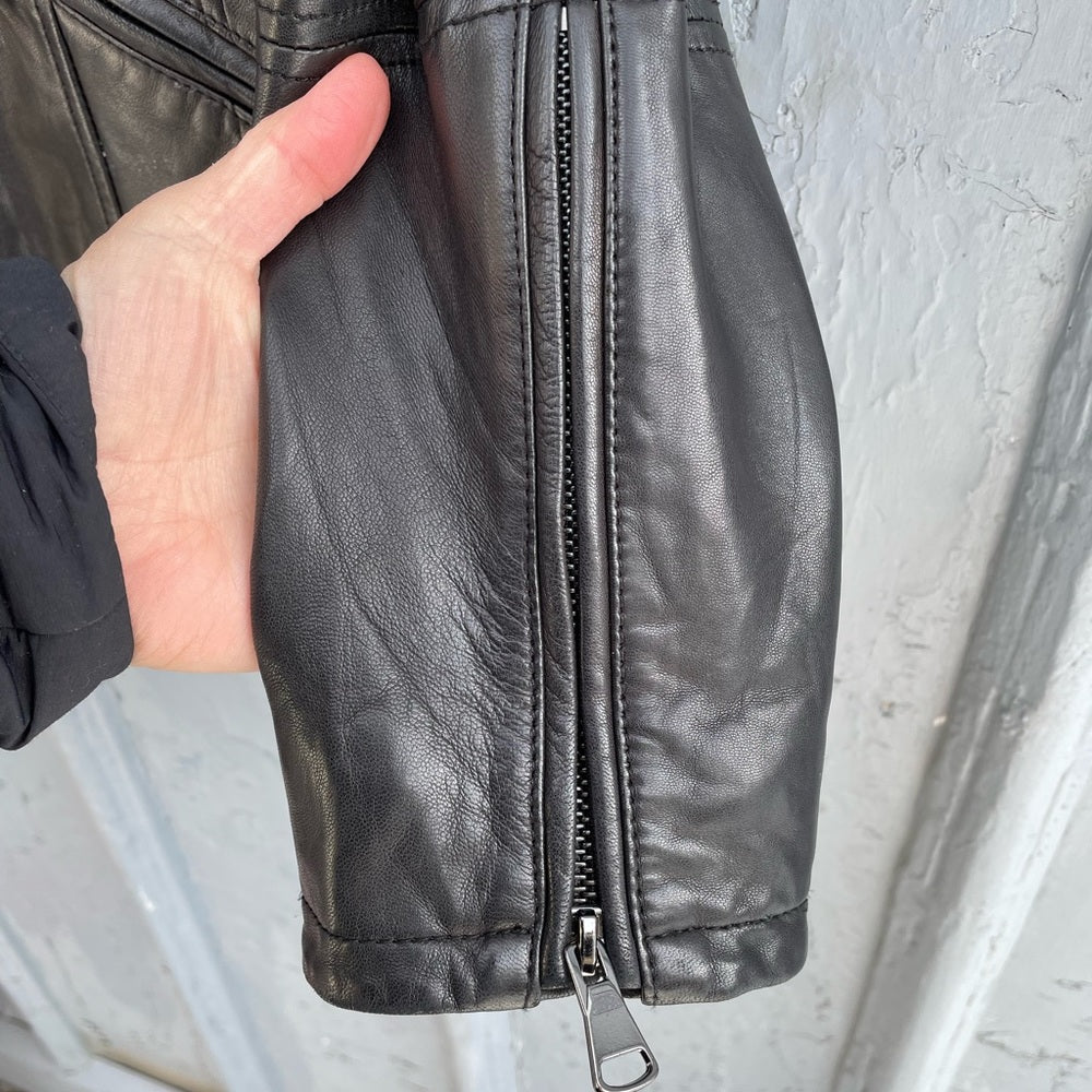 Mackage Leather Moto style jacket, size M