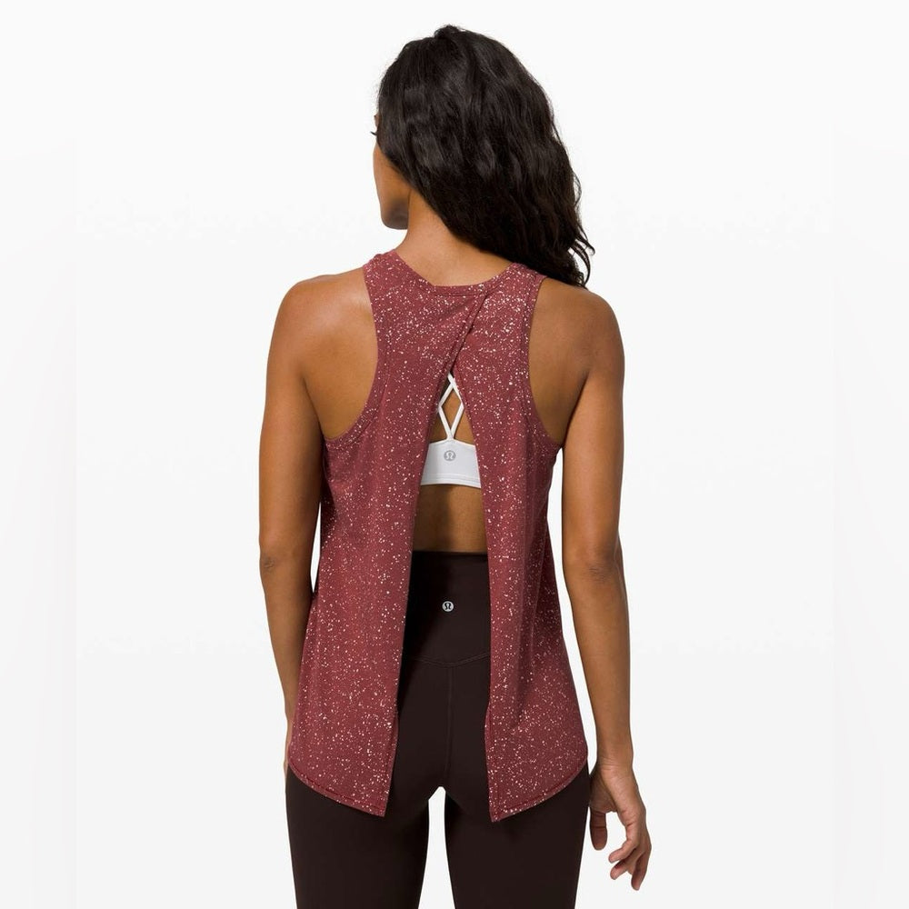 Lululemon All Tied Up Tank *Splatter Dye, size approx 4