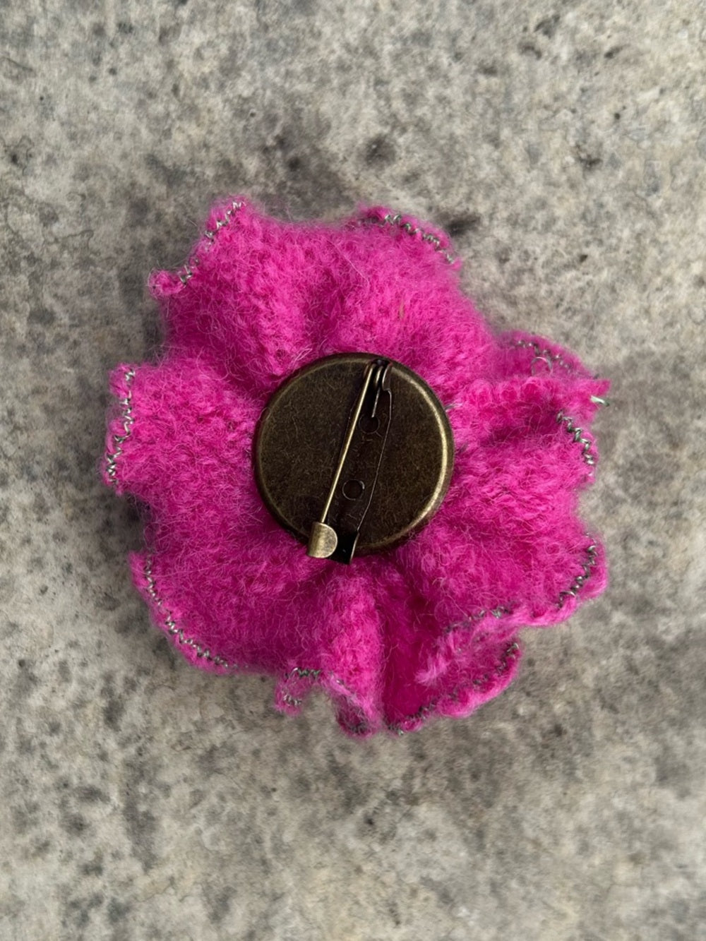 Vintage Cashmere Floral Brooch