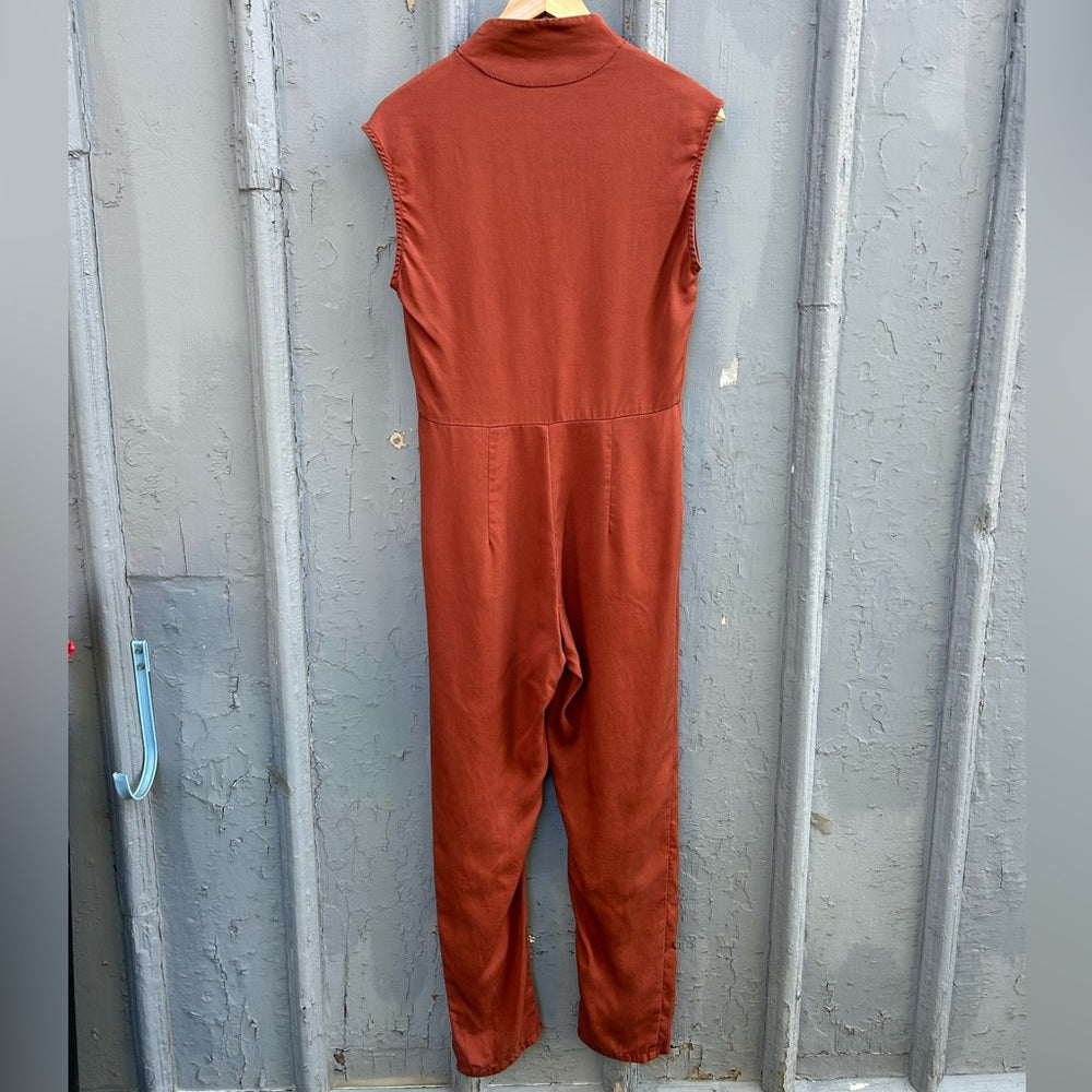 Dagg & Stacey Rust jumpsuit, size 4