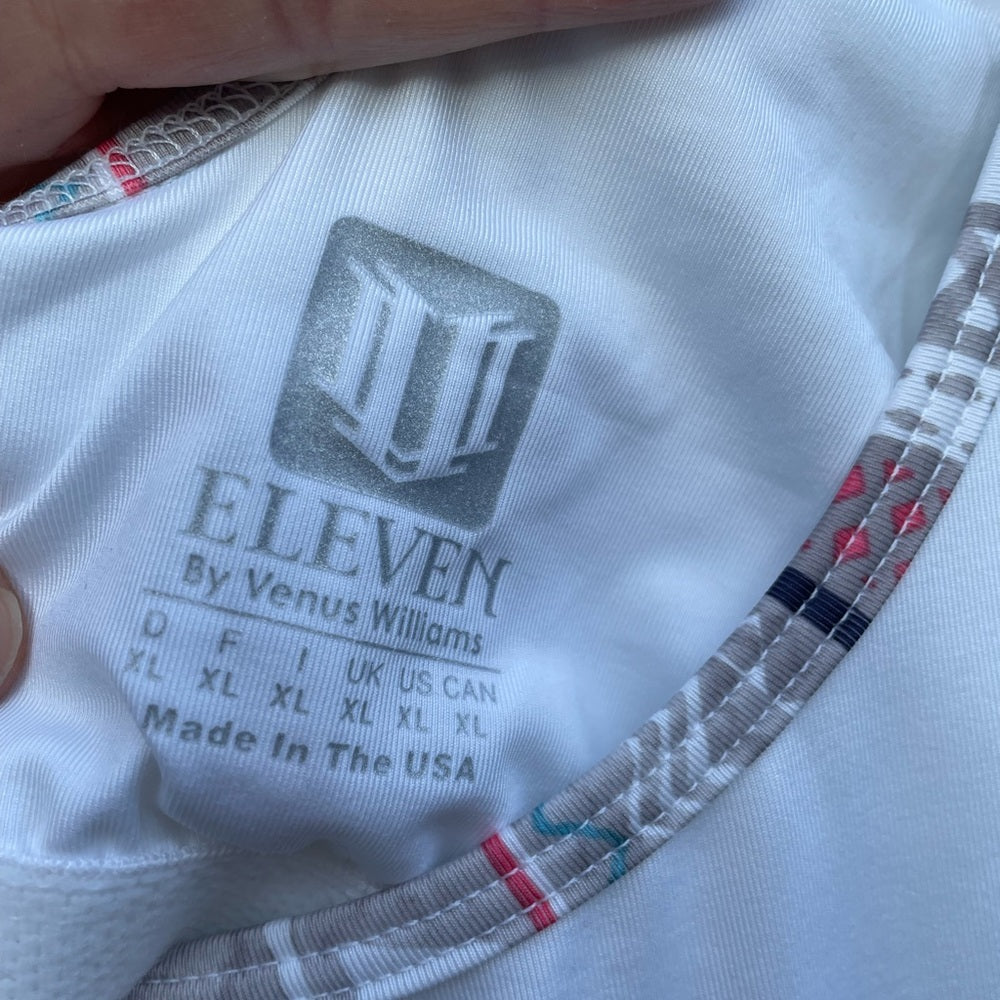 EleVen Women's Ikat Volley Dress white tennis sz XL