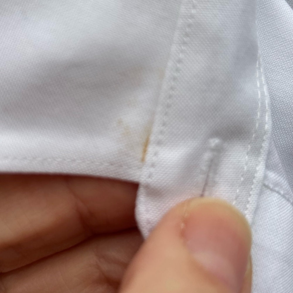 Brooks Brothers Slim Fit White Cotton Shirt, BNWT (a couple marks), size 8