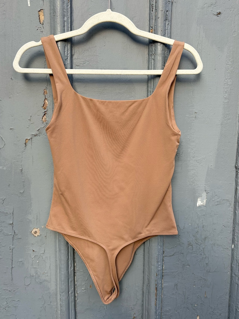Babaton Taupe contour bodysuit, size M
