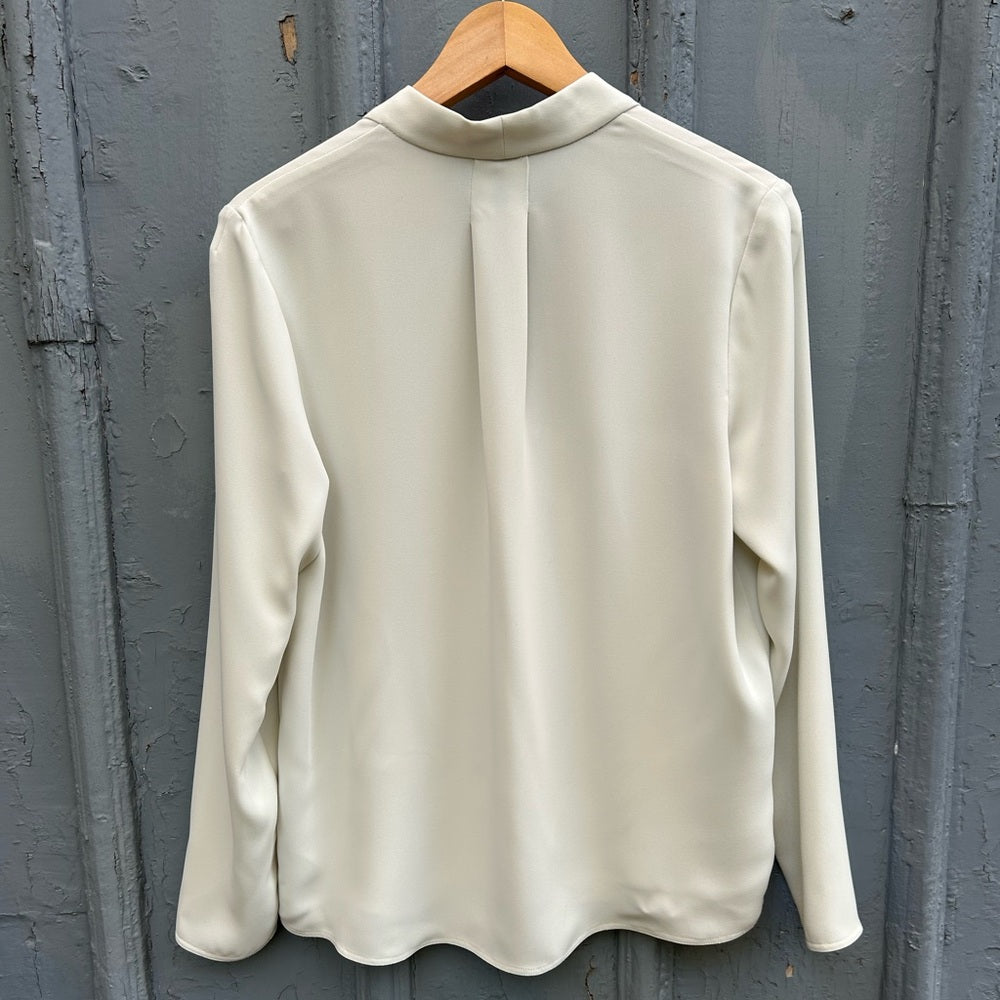 Babaton Cream Akira Power Blouse, size M