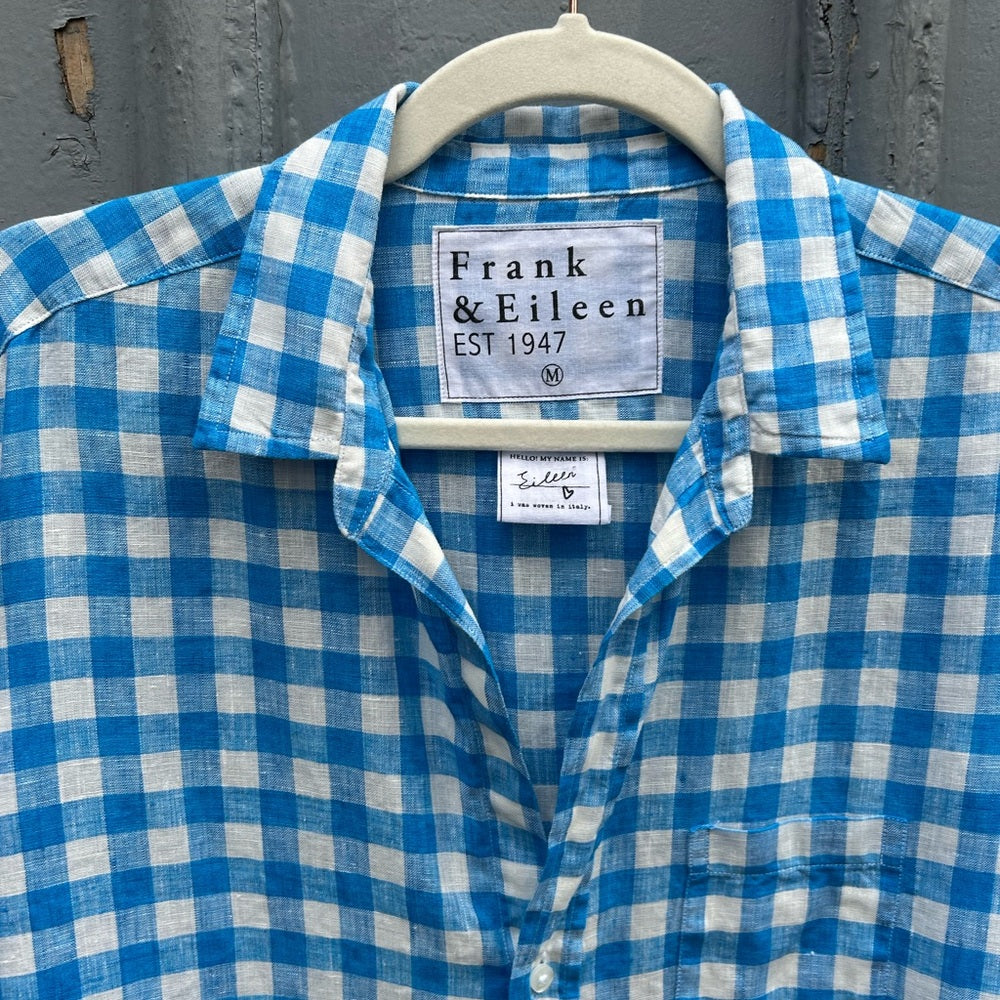 Frank & Eileen Barry Tailored Button Up Shirt, Size M