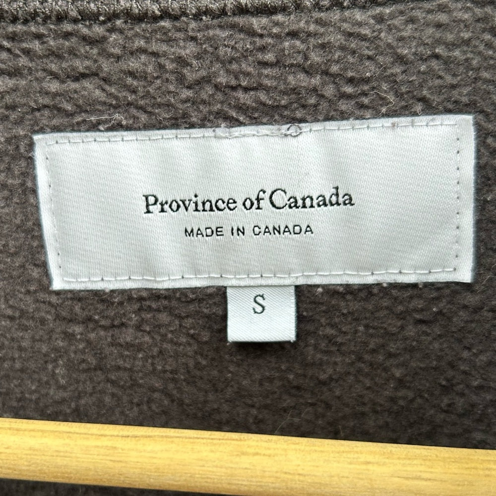 Province of Canada Flag Fleece Sweatshirt, Unisex Small