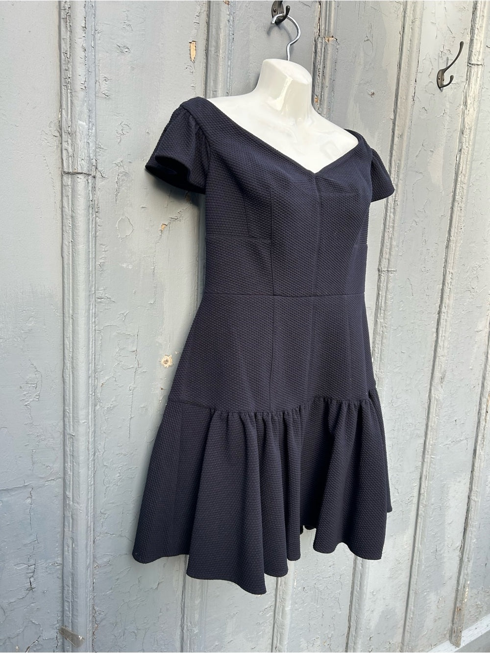 Rebecca Taylor Navy Textured Dress, size 12