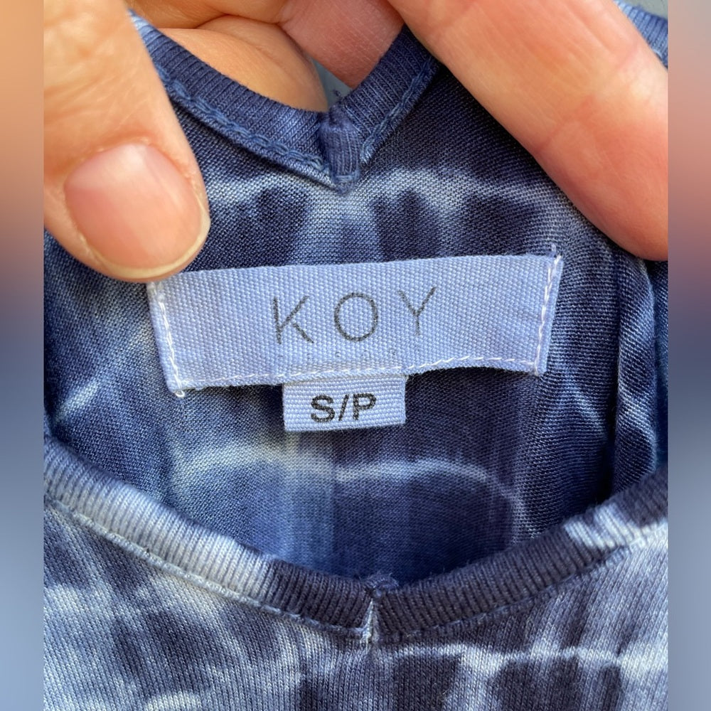 KOY Resort Tie Dye Maxi Dress, Small