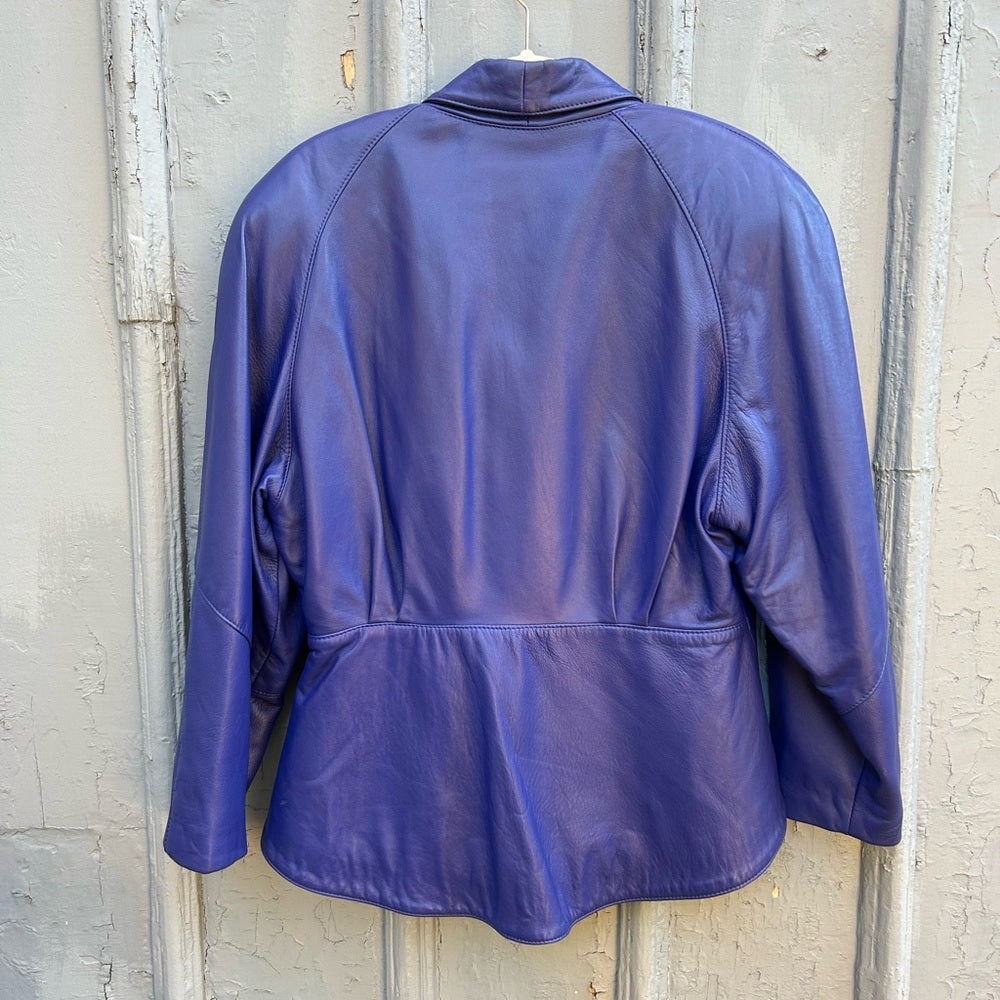 Danier Vintage 80’s Leather & Suede Skirt & Jacket set, Large