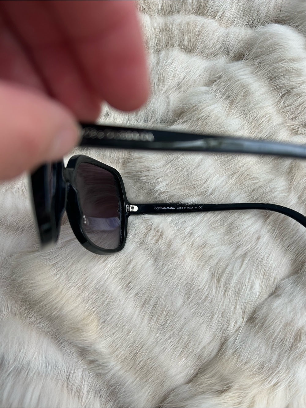 Dolce & Gabbana black Square Sunglasses, OS