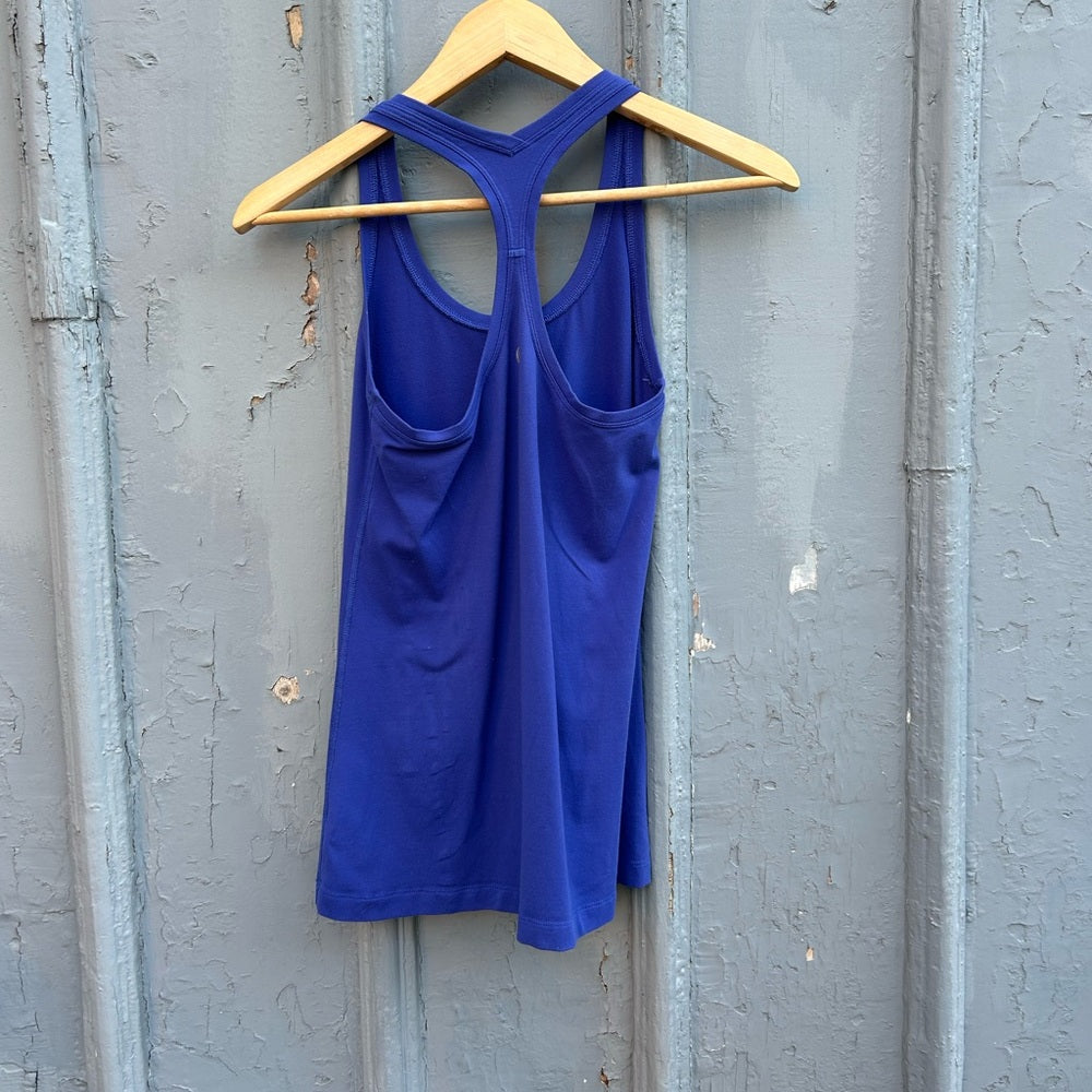 Lululemon Blue Cool Racerback tank, size 4