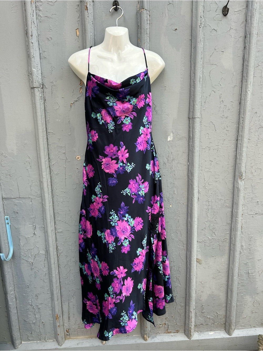 Astr the label Gaia Dress in Purple Floral, Large