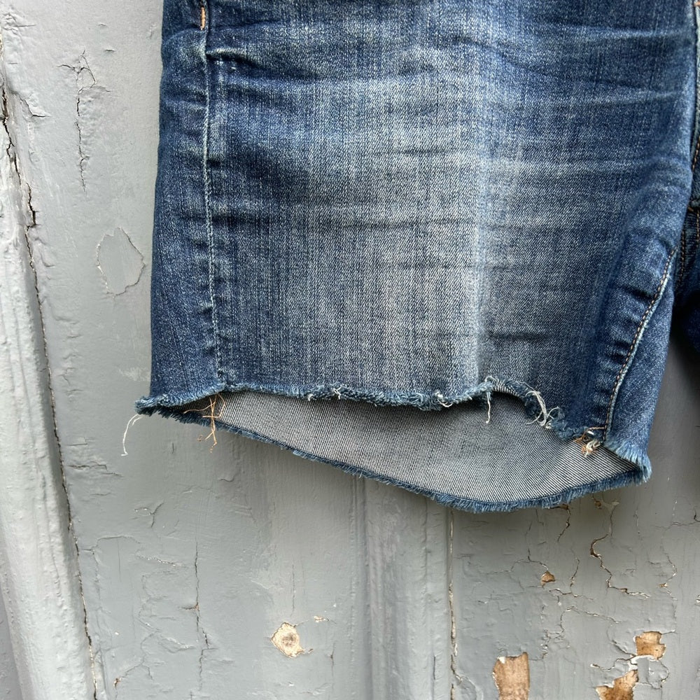Banana Republic dark denim roll up shorts, size 30