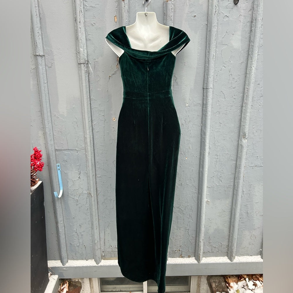 BHLDN Anthropologie Edison Velvet Dress, size 2