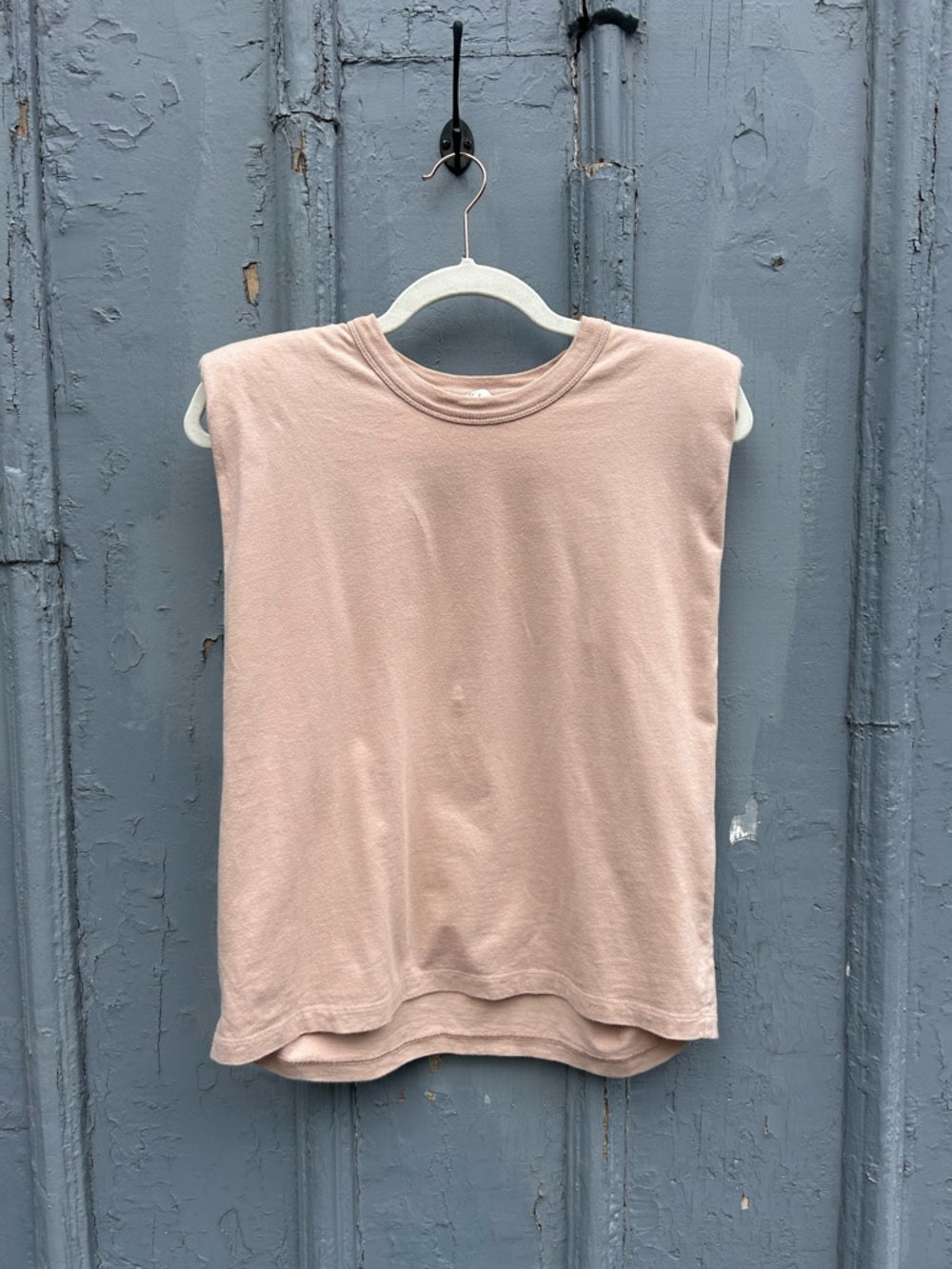 RD Style Sleeveless Shoulder Padded Shirt, size xs