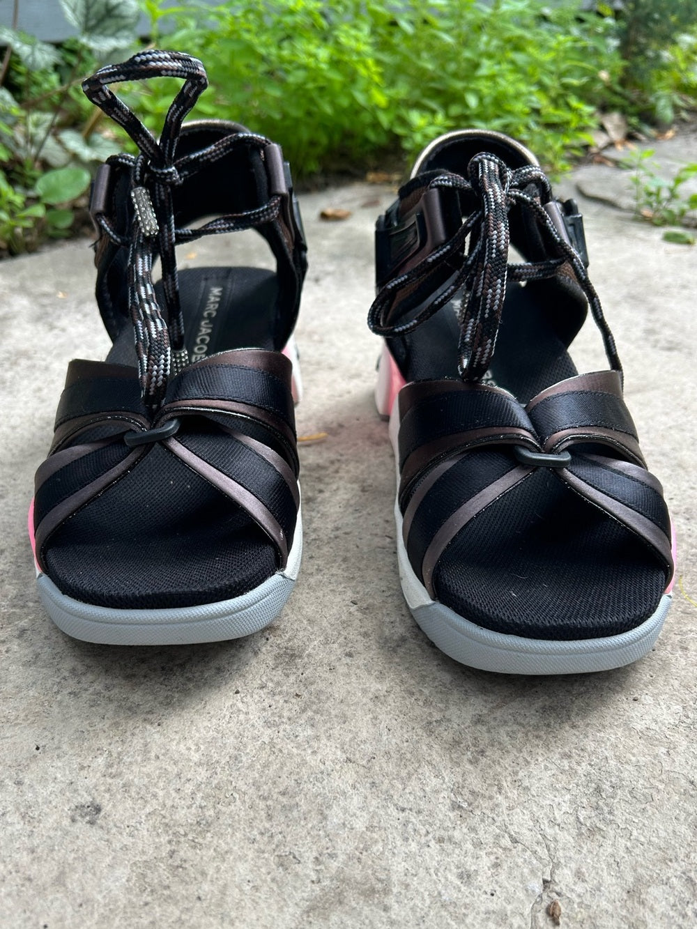 Marc Jacob’s Somewhere Sport Mesh & Satin Sandals, size 38 (7.5)