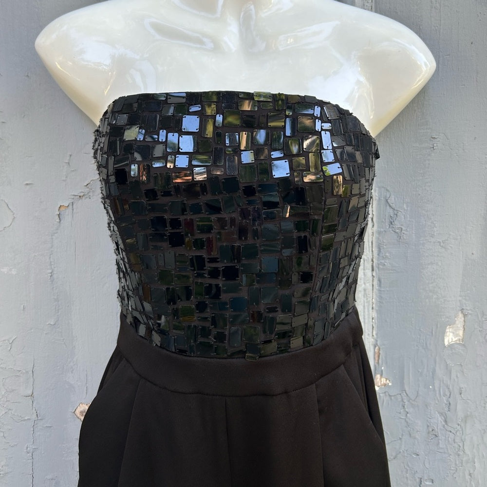 Alice + Olivia sequinned sleeveless jumpsuit, size 0