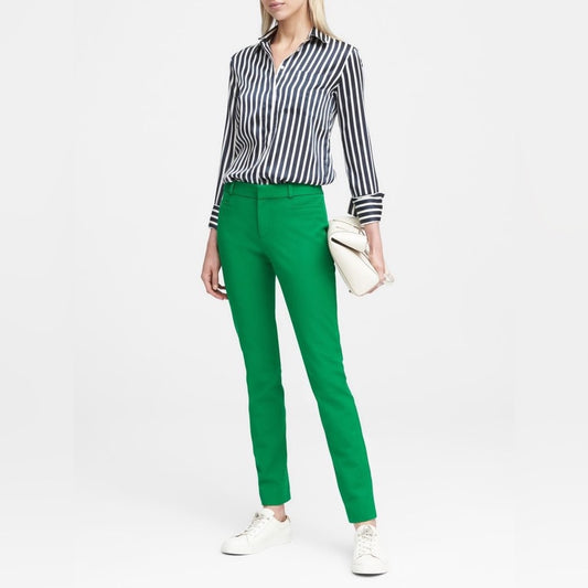 Banana Republic Green Sloan Pant, size 4