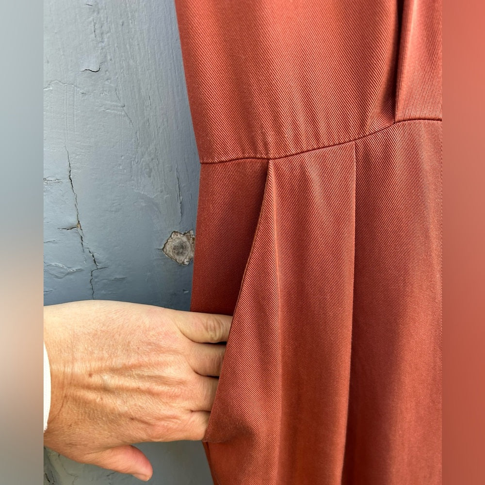 Dagg & Stacey Rust jumpsuit, size 4