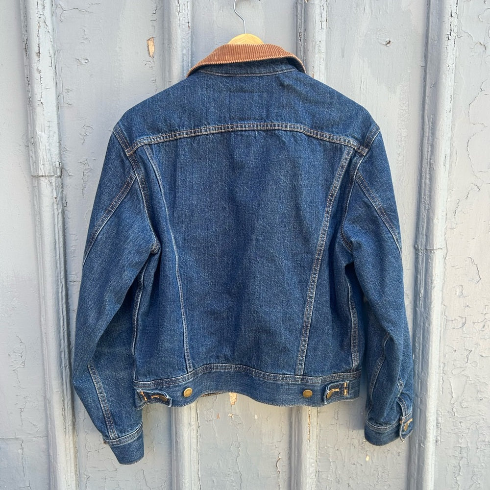 Denim Forum Monroe Storm rider fleece lined jacket, size xs (Oversized)