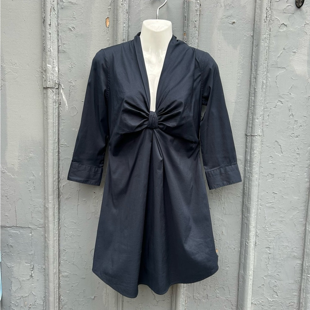 Sara Roka Navy Shirt Dress, size 2/4