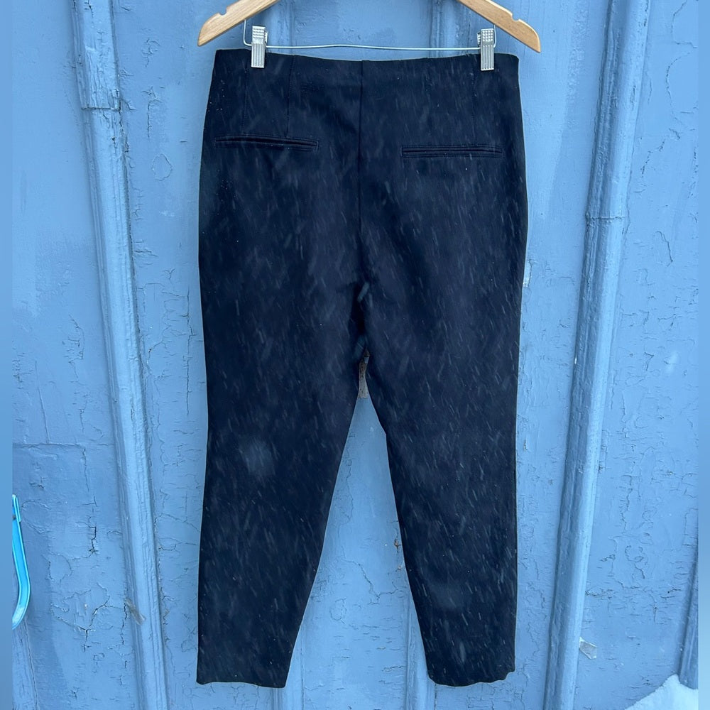 Gardeur Black Zene Straight Leg Pants, size 42 (approx US 10)