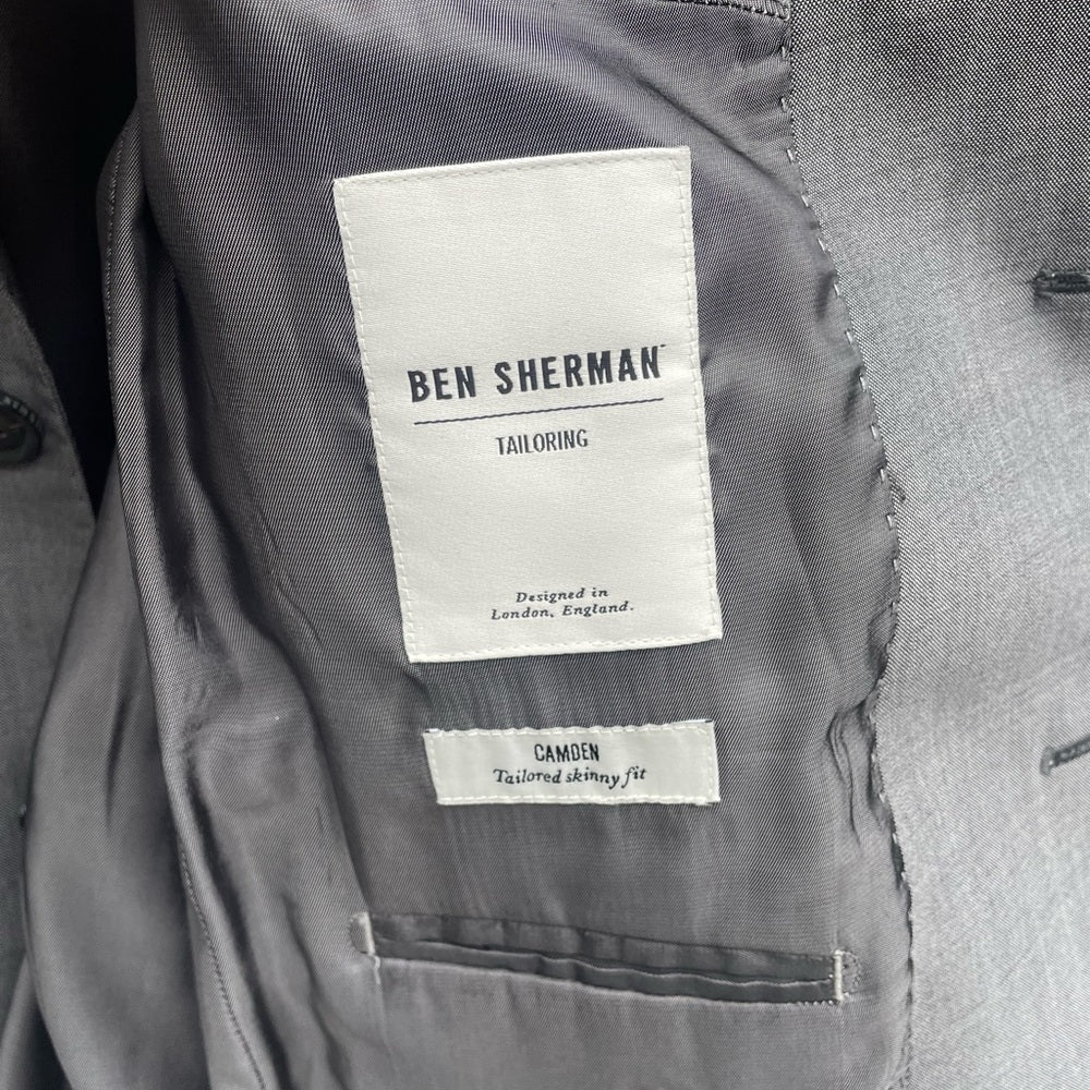 Ben Sherman gray Twill Camden Jacket, size small