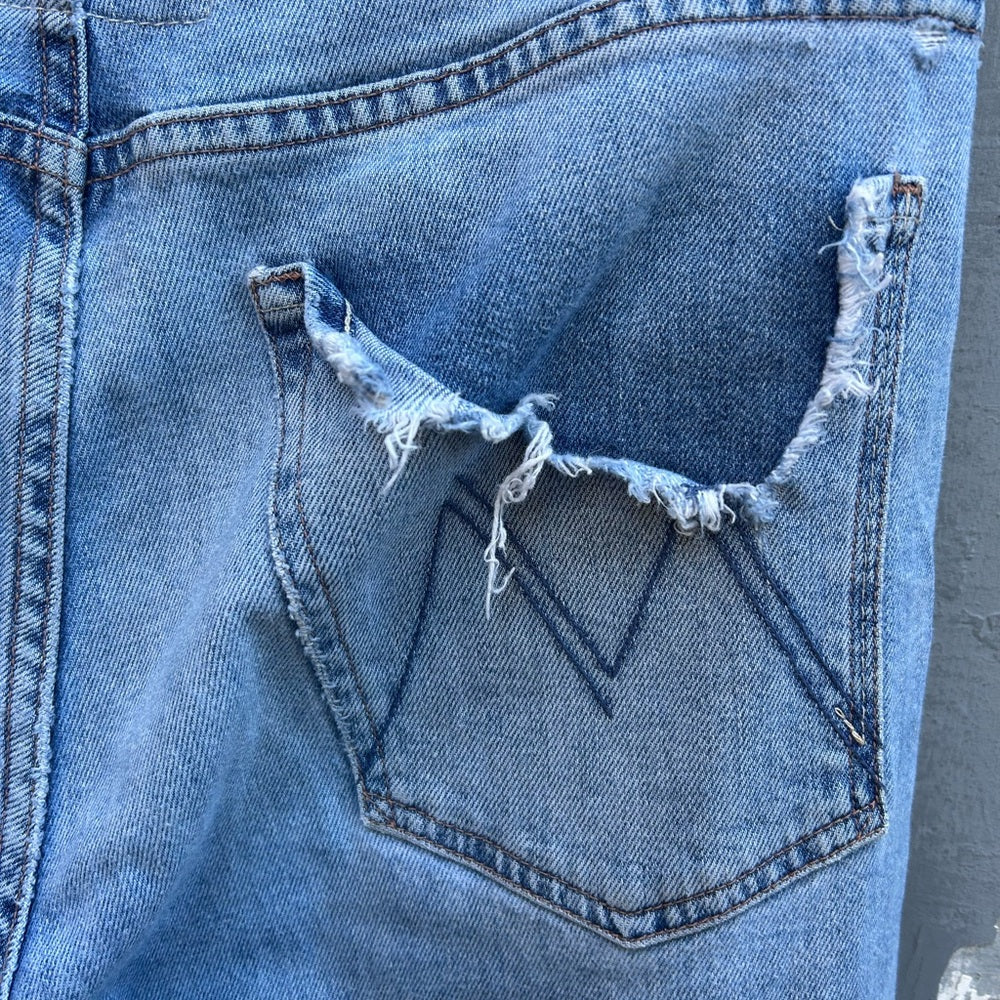 MOTHER Hiker Hover High-Waisted Jeans, size 30