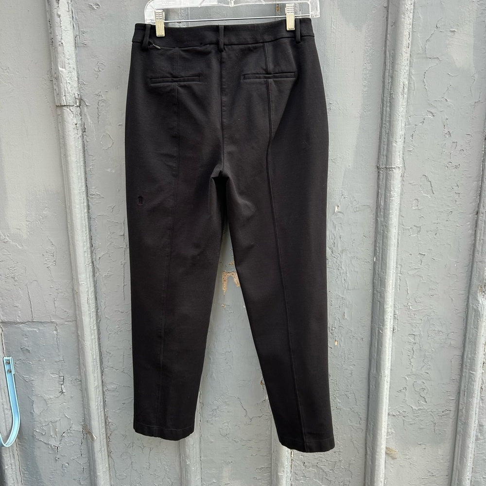 Kit & Ace Black Coastline Cashmere Trousers, Size 8